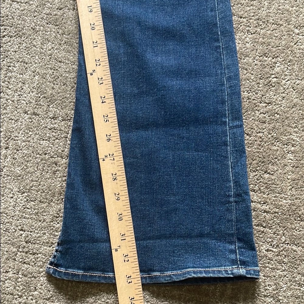 Dear John Tall Women’s Button Up Jeans Blue Flare Wide Leg Jeans Size-W31 X L32 - Picture 9 of 14